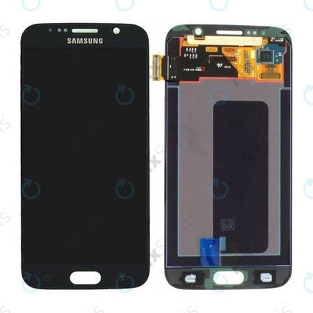 Samsung Galaxy S6 G920F - LCD Displej + Dotykové Sklo (Black Sapphire) - GH97-17260A Genuine Service Pack