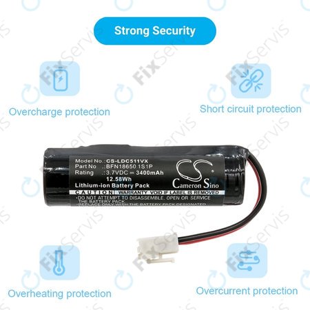 Leifheit Dry&Clean 51000, 51002, 51113, 51114 - Batéria BFN18650 1S1P Li-Ion 3.7V 3400mAh HQ
