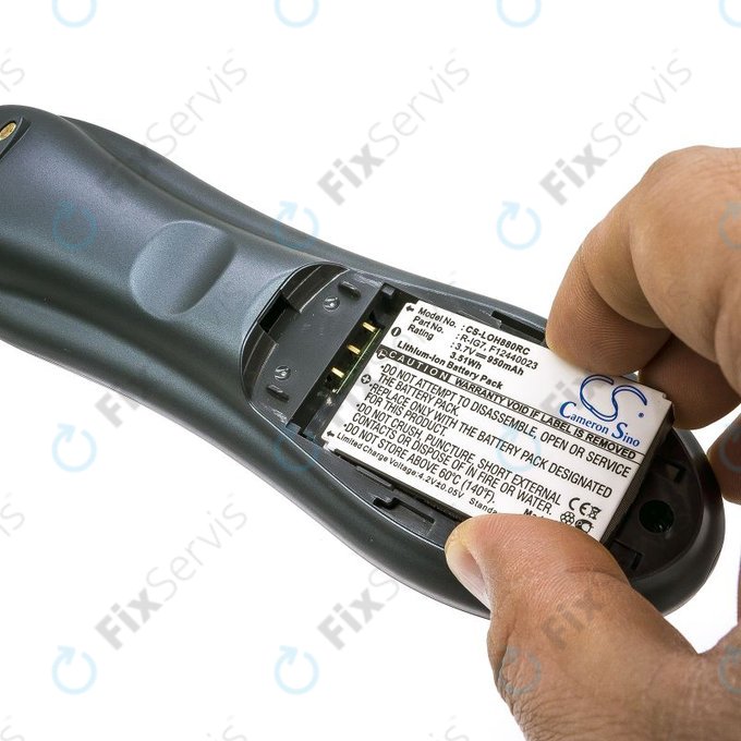 Batéria pre Logitech Harmony 720, 780, 880, 890, 900, 950mAh, Li-Ion, 3.7V, R-IG7, HQ