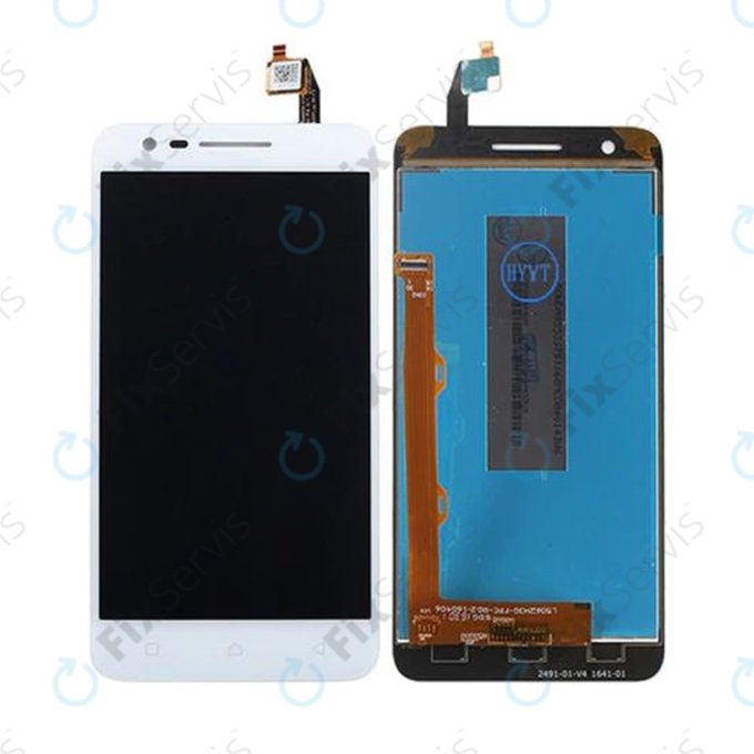 Lenovo C2 K10a40 - LCD Displej + Dotykové Sklo (White) TFT