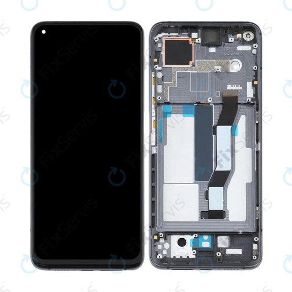 Xiaomi Mi 10T 5G M2007J3SY, Mi 10T Pro 5G M2007J3SG - LCD Displej + Dotykové Sklo + Rám (Cosmic Black) TFT