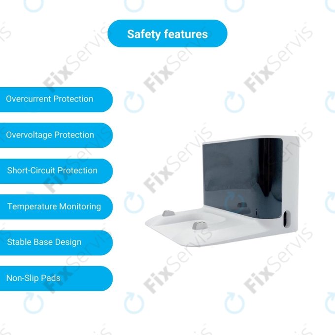 Xiaomi Roborock S5, S5 Max, S6 Pure, S6 MaxV, S7, S7 MaxV, S8, Q7, Q7 Max - Nabíjací Dok (Biely)