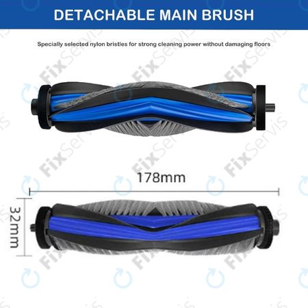 Ecovacs X11, X11 Omni, X11 Pro, X11 Pro Omni - Hlavná kefa