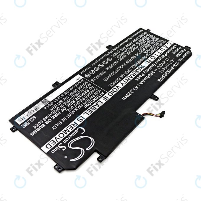 Batéria pre Asus Zenbook UX305, 3800mAh, Li-Pol, 11.4V, C31N1411, HQ