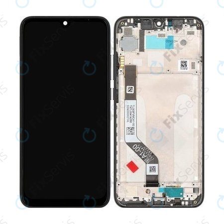 Xiaomi Redmi Note 7 - LCD Displej + Dotykové Sklo + Rám (Black) TFT