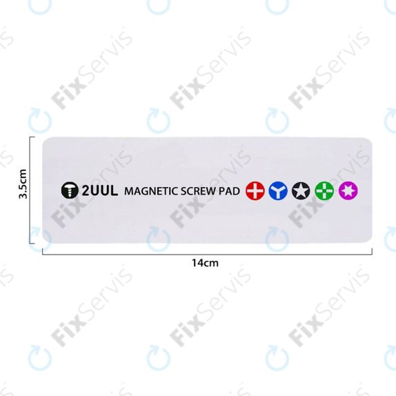 2UUL - Magnetická Podložka na Skrutky - 140 x 35mm
