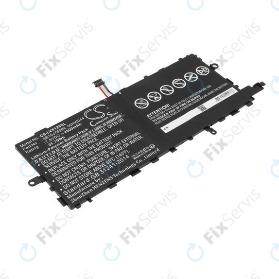 Batéria pre Lenovo Thinkpad X1 Tablet, 4900mAh, Li-Pol, 7.5V, SB10J78994, HQ