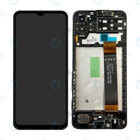 Samsung Galaxy A13 A135F - LCD Displej + Dotykové Sklo + Rám (Black) - GH82-28508A, GH82-28653A Genuine Service Pack