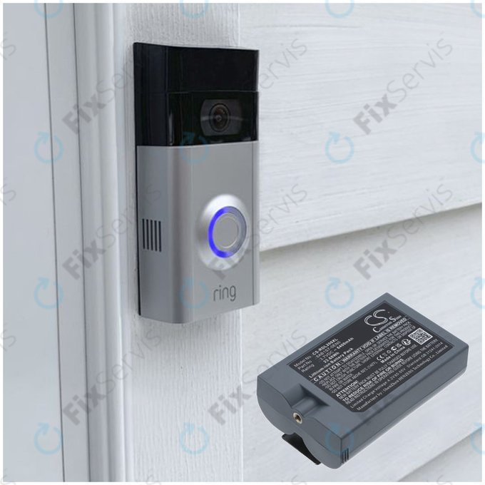 Batéria pre Ring Video Doorbell 2, 3, 4, 6400mAh, Li-Ion, 3.7V, 8AB1S7-0EN0, HQ