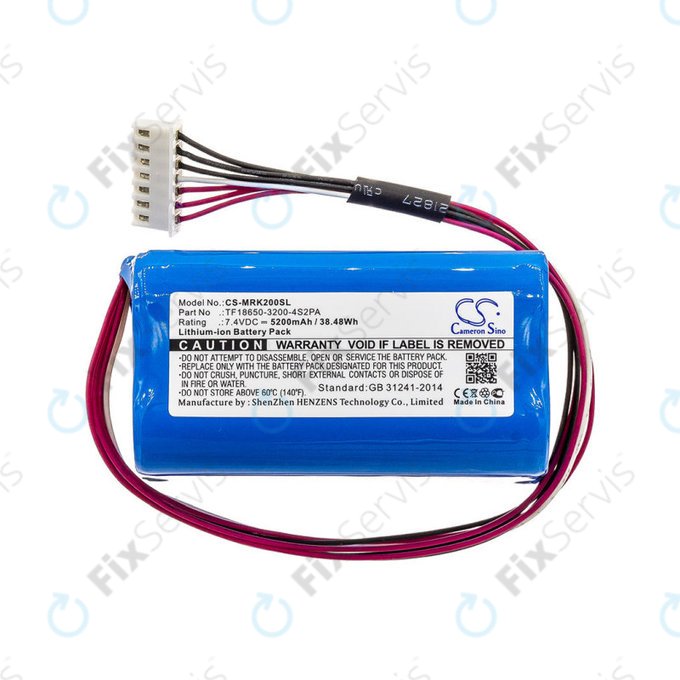 Batéria pre Marshall Kilburn II, 5200mAh, Li-Ion, 7.4V, TF18650-3200-4S2PA, HQ