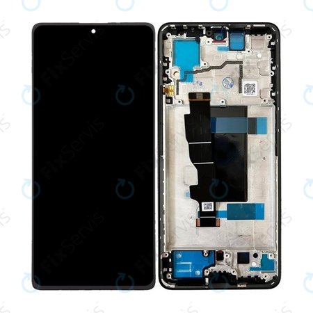 Xiaomi Redmi Note 13 Pro 5G 2312DRA50C - LCD Displej + Dotykové Sklo + Rám (Midnight Black) OLED