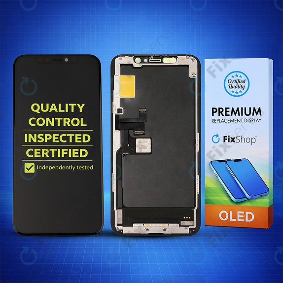 Displej Soft OLED pre iPhone 11 Pro, Dotykové sklo s rámom, FixPremium