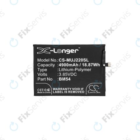 Xiaomi Redmi Note 9T 5G - Batéria BM54 4900mAh HQ