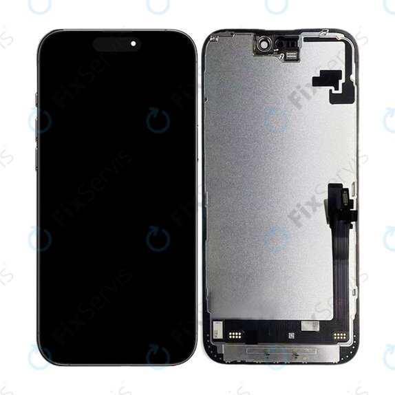 Displej pre iPhone 16 Plus, Dotykové sklo s rámom, Refurbished