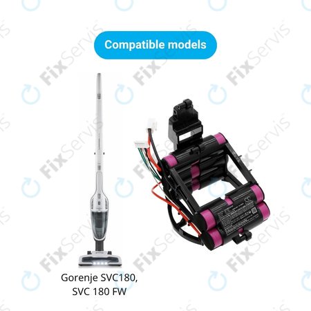 Gorenje SVC-series - Batéria 861789 Li-Ion 18.0V 3000mAh HQ