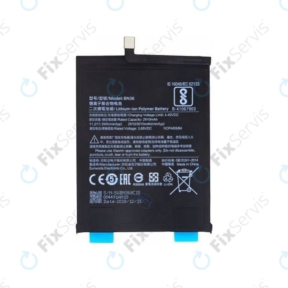 Xiaomi Mi A2 (Mi 6X) - Batéria BN36 3010mAh
