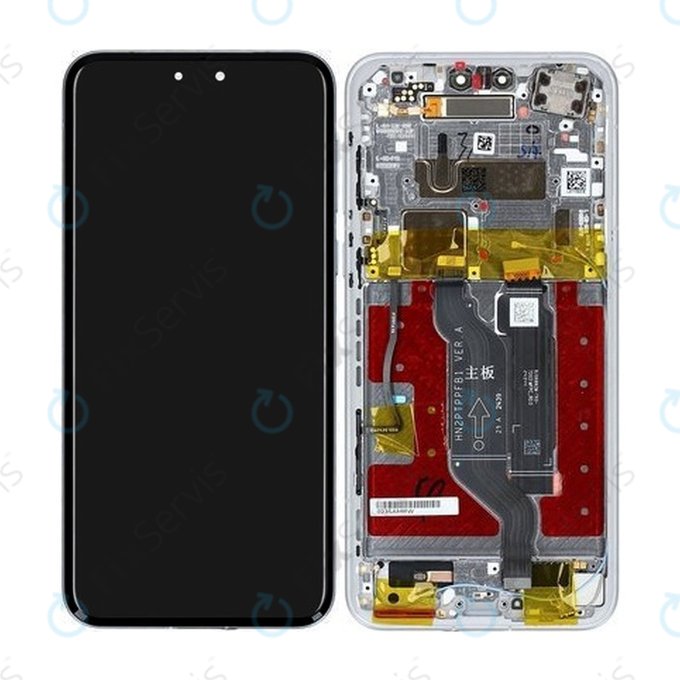 Honor Magic7 Pro - LCD Displej + Dotykové Sklo + Rám (Lunar Shadow Grey) - 0235AMRW Genuine Service Pack