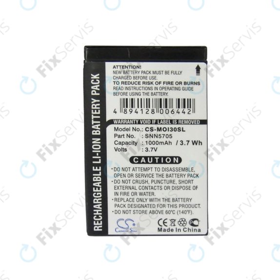 Batéria pre Motorola i930, i920, i95, 1000mAh, Li-Ion, 3.7V, SNN5705, HQ