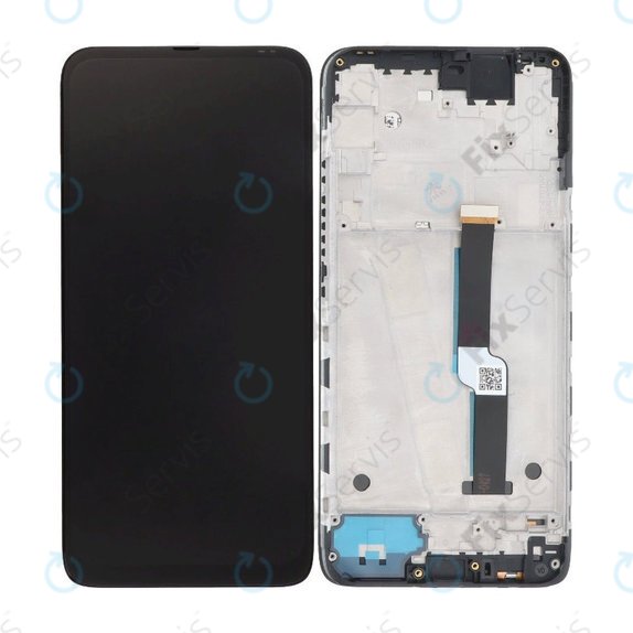 Motorola One Fusion Plus - LCD Displej + Dotykové Sklo + Rám (Black) TFT