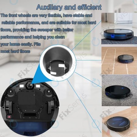 Eufy Robovac-series - Predné Koliesko (Čierne)