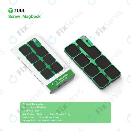 Magnetická zliatinová podložka na skrutky, 2UUL ST95