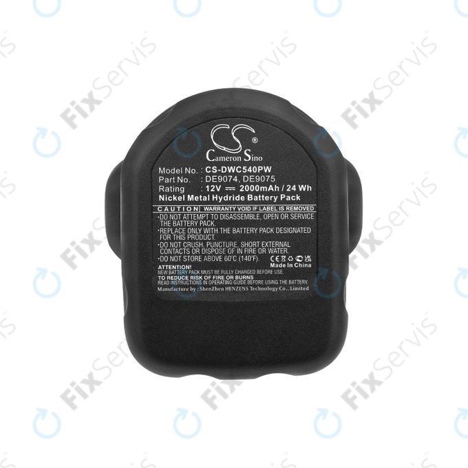 DeWalt DC, DW, 2000-series - Batéria DE9074, DE9075, 152250-27, 397745-01 2000mAh HQ