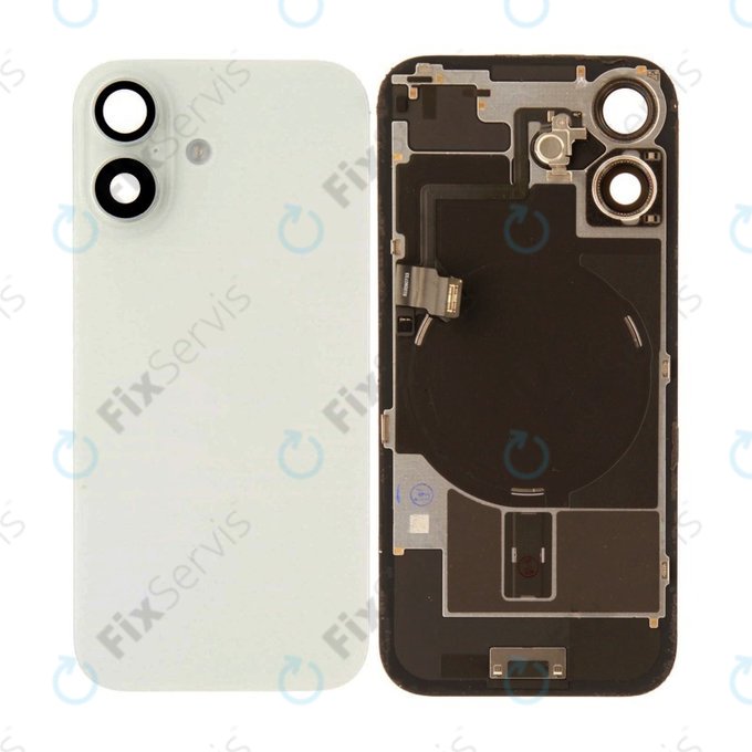 Sklo zadného housingu pre iPhone 17, White, Pulled A