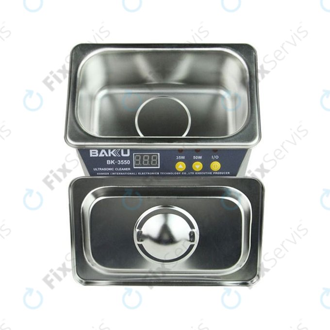 Baku BK-3550 - Ultrazvuková Čisticka z Nerez Oceli - 0.5L