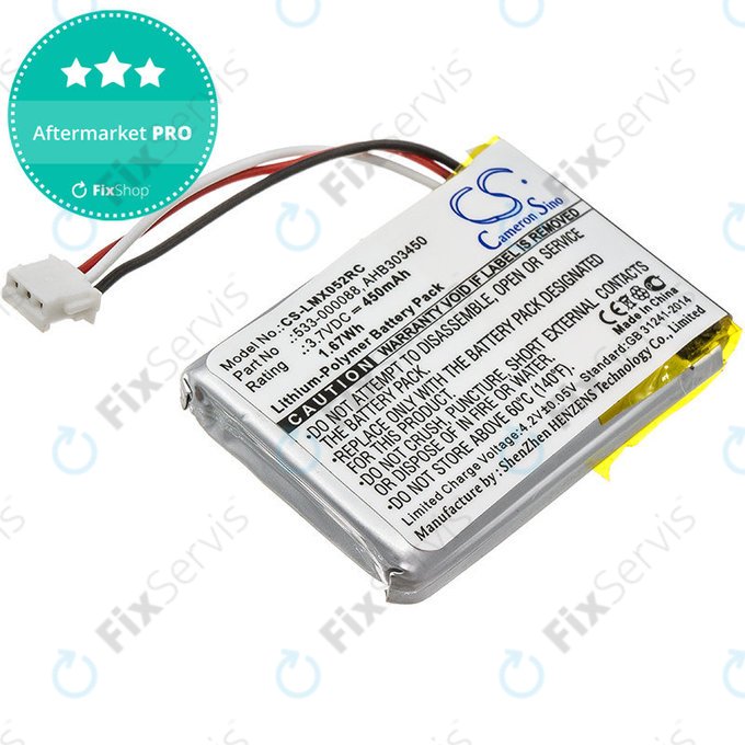 Batéria pre Logitech MX Master, 450mAh, Li-Pol, 3.7V, AHB303450, HQ