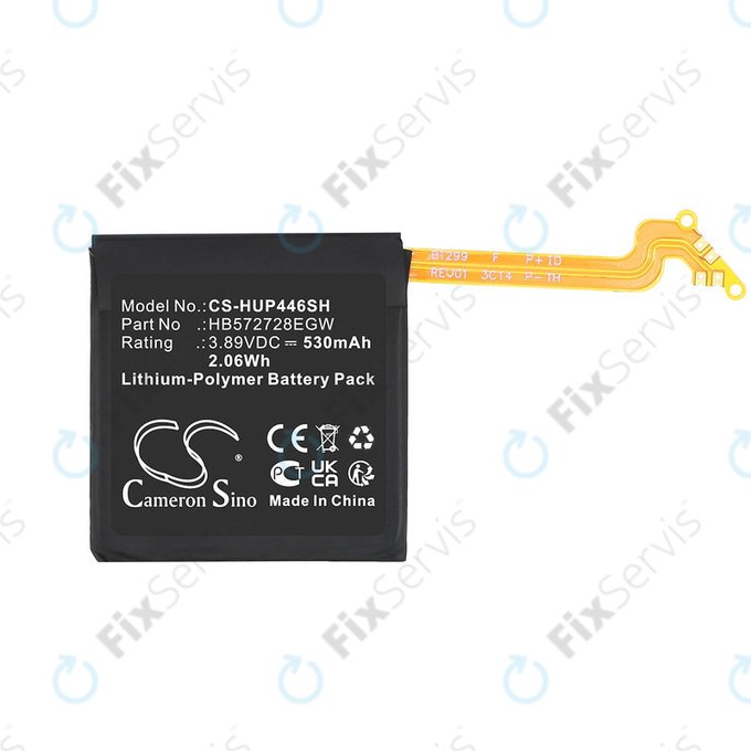 Batéria pre Huawei Watch GT4 46mm, 530mAh, Li-Pol, 3.89V, HB572728EGW, HQ