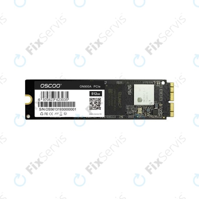 Oscoo ON900A PCIe - SSD 512GB - MacBook Air, Pro (Late 2013 - 2017)