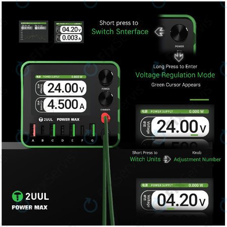 Nabíjacia stanica, 200W viacportová, 2UUL PC01