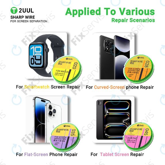 Drôt na separovanie LCD displejov, 2UUL GS-035, 0.035mm x 100m