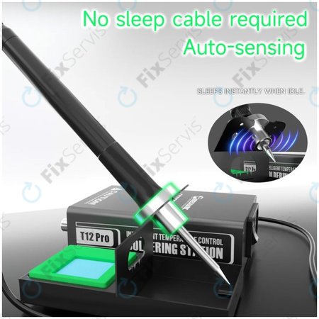 Mechanic T12 Pro - Digitálna Spájkovacia Stanica (Black)