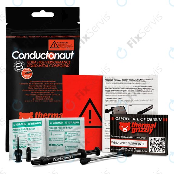 Tekutý kov 1g, Thermal Grizzly Conductonaut Extreme