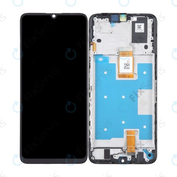 Honor X7a RKY-LX1 RKY-LX2 - LCD Displej + Dotykové Sklo + Rám (Midnight Black) TFT
