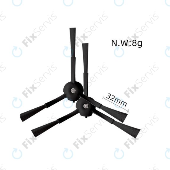 Sada náhradných dielov pre Xiaomi Roborock S8, S8+, S8 Pro Ultra (2 páry Hlavných kief, 4x Filter, 4x Bočná kefa - čierna, 4x Mopovacia utierka, 4x Prachové vrecko)