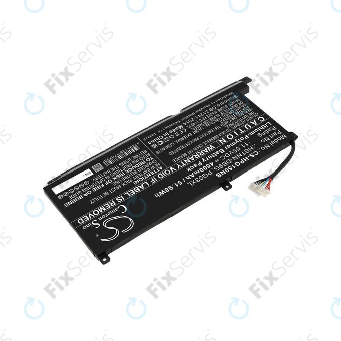 Batéria pre HP Pavilion Gaming 15,16, Spectre X360 15, 4500mAh, Li-Pol, 11.55V, 3ICP6/60/72, HQ