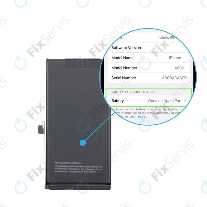 Batéria pre iPhone 14 | 661-30373 | 3279mAh | Genuine Apple