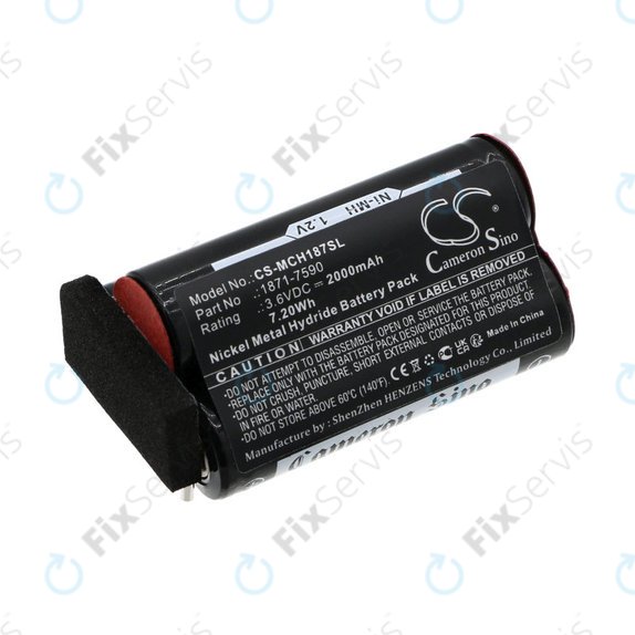Batéria pre Moser ChromStyle, Wella Academy, Super Cordless, 2000mAh, Ni-MH, 3.6V, 1871-7590, HQ