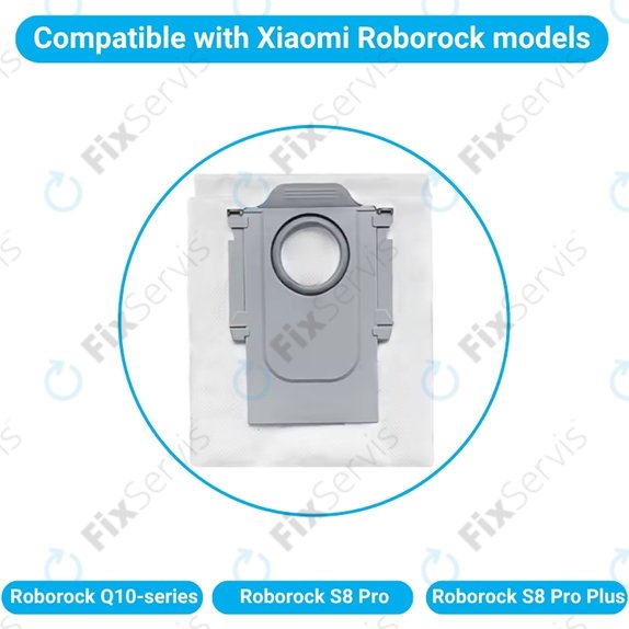 Vrecko do vysávača, 4 ks pre Xiaomi Roborock Q10-series, S8 Pro, S8 Pro Plus