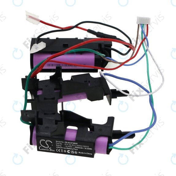 AEG 900, AG, CX7, BP, DB, EER, ZB-series - Batéria 140026702013, 140055192532, 140112523026, 140134299050, 4055420998, 6.01.52.06-0 Li-Ion 14.4V 2500mAh HQ
