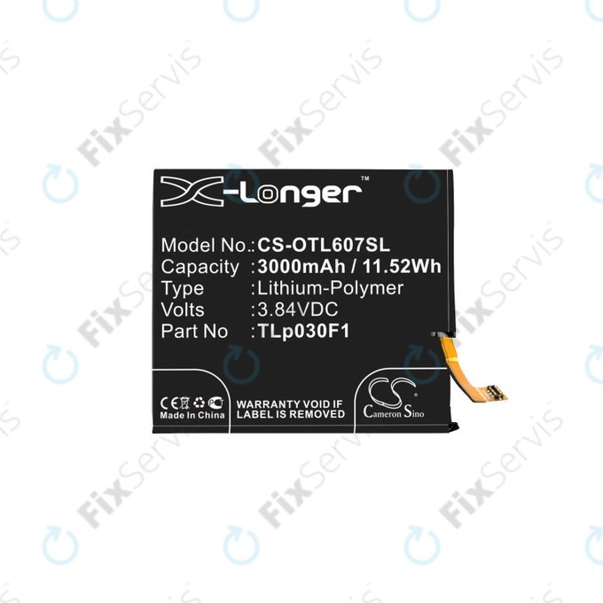 Alcatel Idol 4 Pro 6077X - Batéria CAC3000020C1 3000mAh HQ