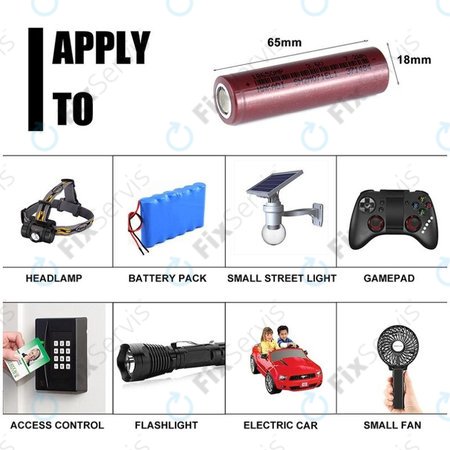 Batéria Cell 18650 (Li-Ion, 2000mAh, 3.6V)