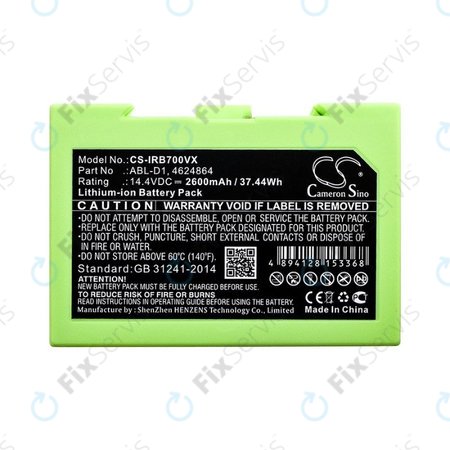 iRobot Roomba e-series, i-series - Batéria ABL-D1, 4624864, ABL-D2 Li-Ion 14.4V 2600mAh HQ