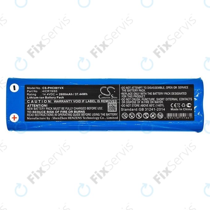 Philips SmartPro Active - Batéria 4ICR19/65 Li-Ion 14.4V 2600mAh HQ