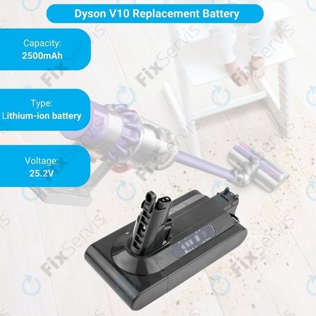 Dyson V10 - Batéria 969352-02, SV12, 206340 Li-Ion 25.2V 2500mAh HQ