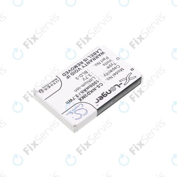 Batéria pre Nokia 7250i, 6610, 6585, 6560, 6200, 6220, 1000mAh, Li-Ion, 3.7V, BLD-3, HQ