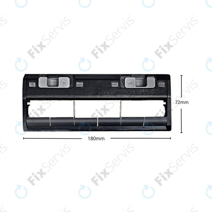 Ecovacs Deebot N-series, T-series, X1-series, Ozmo-series - Kryt Hlavnej Kefy (Čierny)