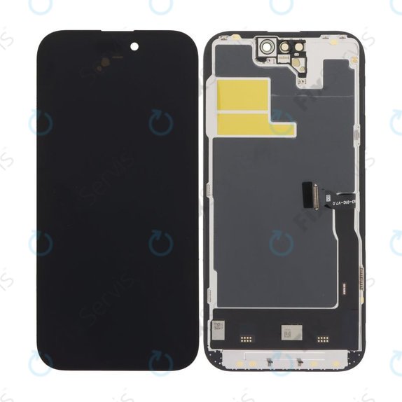 Displej Soft OLED 120Hz pre iPhone 14 Pro, Dotykové sklo s rámom, FixPremium
